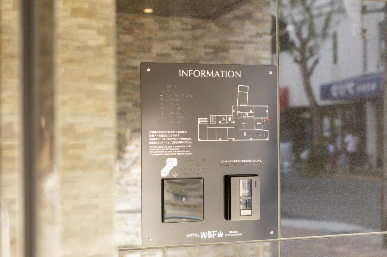 Hotel Wbf Namba Nippombashi Osaka Exterior photo